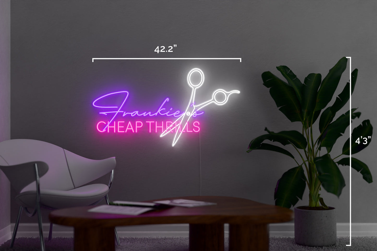 Custom Neon: Frankie's Cheap Thrills