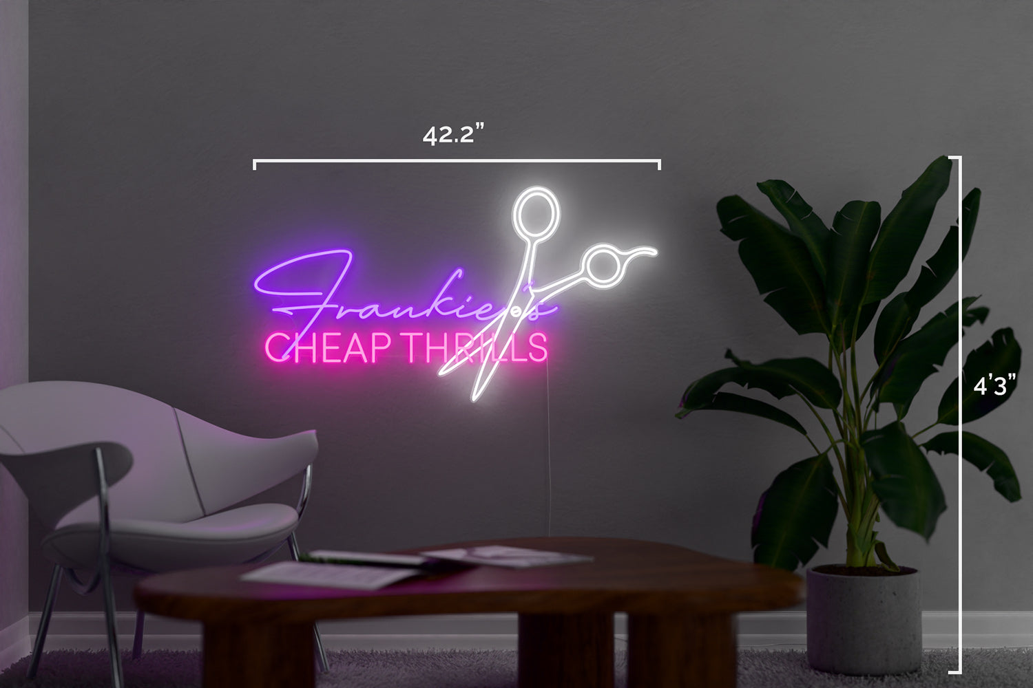 Custom Neon: Frankie's Cheap Thrills