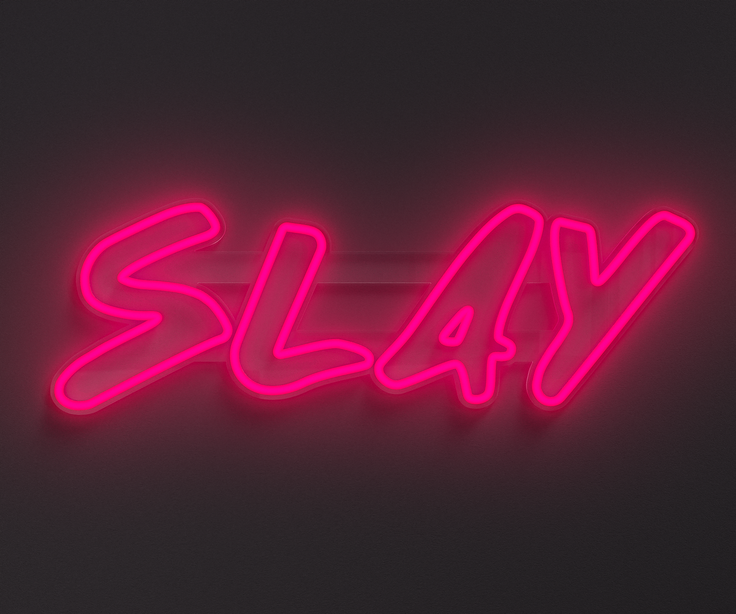 Hot Pink Slay Neon Sign