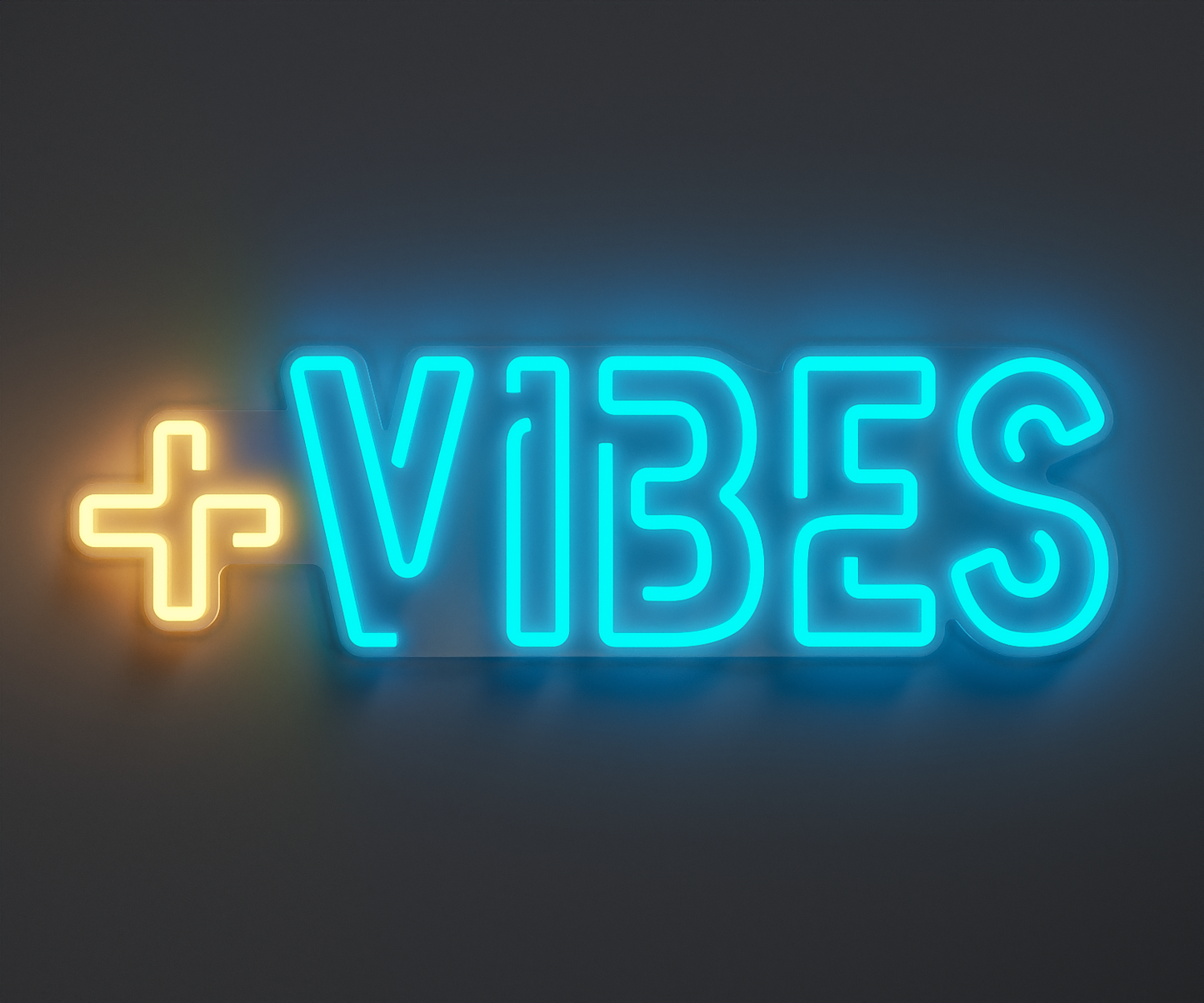 Positive Vibes LED Neon Sign