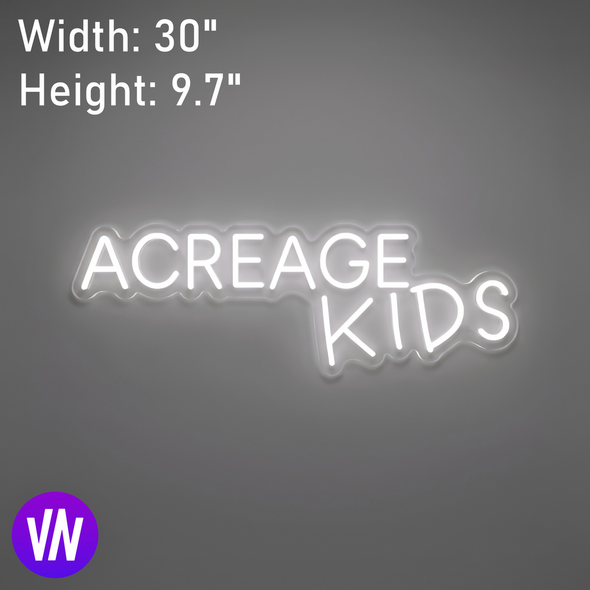 ACREAGE KIDS - CUSTOM LED NEON SIGN
