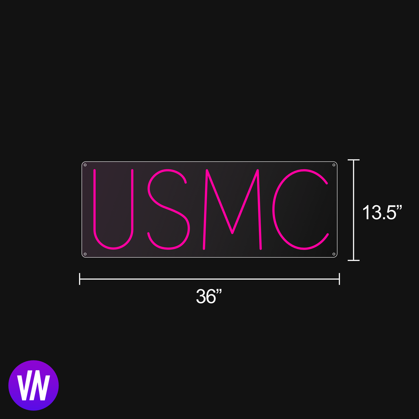 USMC - CUSTOM LED NEON SIGN
