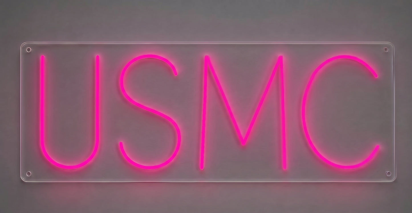 USMC - CUSTOM LED NEON SIGN